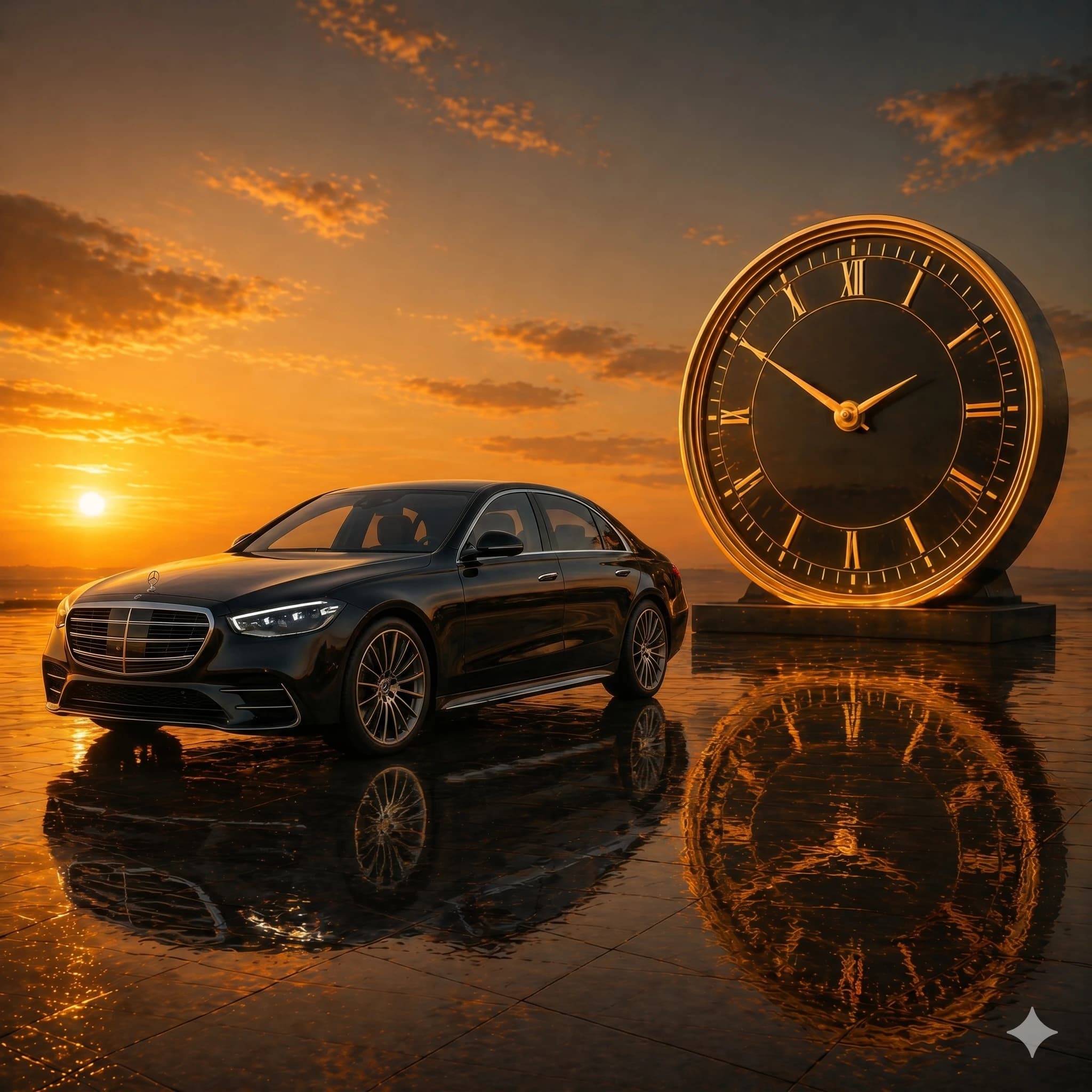 Mercedes-Benz E-Class — hourly chauffeur hire