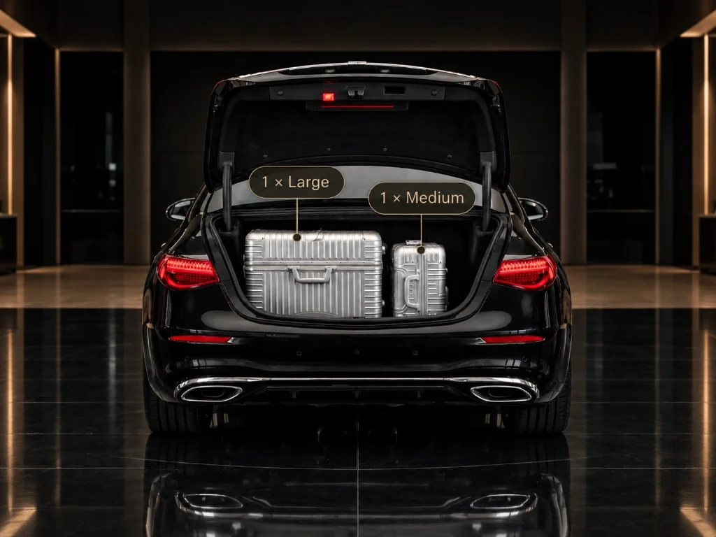 Mercedes S-Class — 1 large · 1 medium