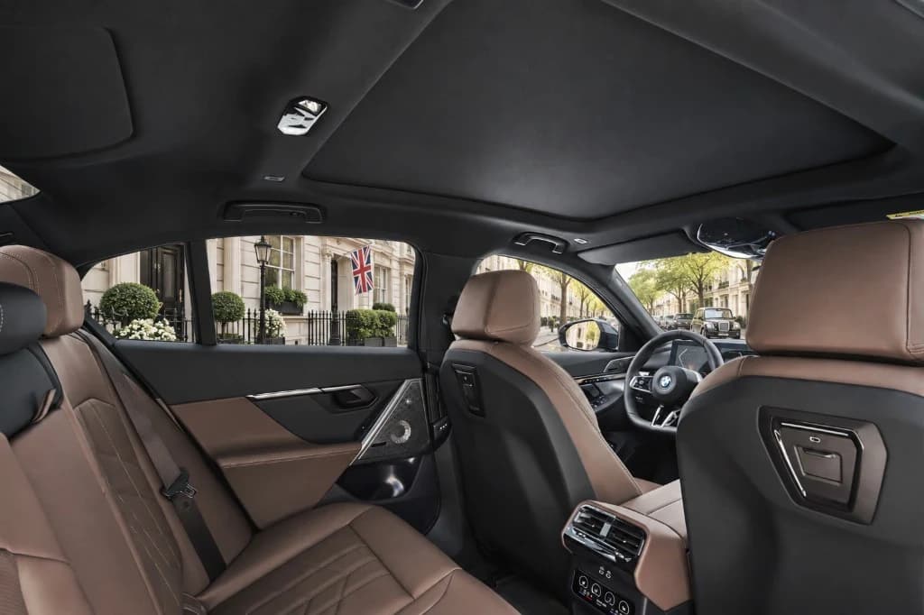 BMW 5 Series — rear cabin interior