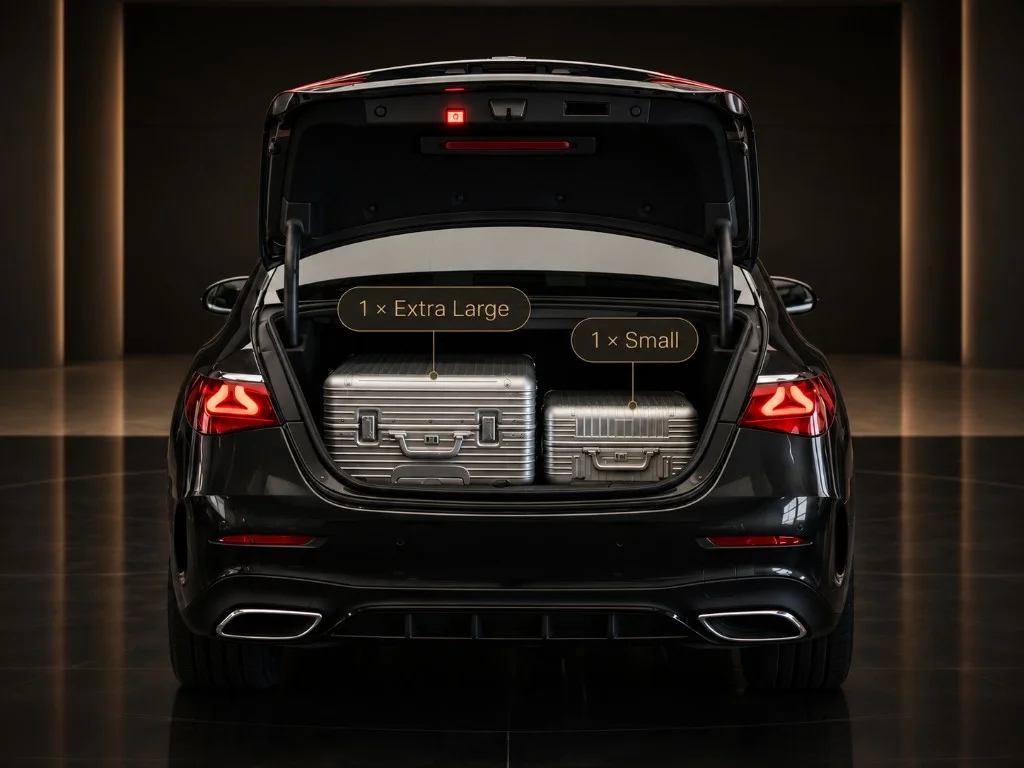 Mercedes E-Class — 1 large · 1 medium