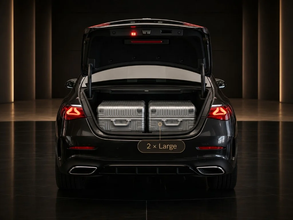Mercedes E-Class — 1 large · 1 small